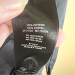 Aritzia Wilfred Free Black Button Down Cotton Blouse Size Small Career Wear Work Black Photo 5