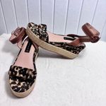 Steven By Steve Madden Steven‎ by Steve Madden Leopard Print Wedge Heels Espadrilles  size 6.5 Photo 8