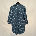 Stellah Star Print Blue Tunic Top Shirt Dress Boho Western Size Small Photo 3