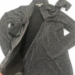 Peter Nygard  Black & grey speckled cardigan with a shawl collar. Size M Photo 0