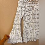 PQ Swim Water Lily Noah Lace Mesh Bell Sleeve Tunic White Size undefined Photo 5
