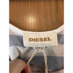 Diesel NWT  Blue/White Striped Open Back Sleeveless Mini Dress Women’s size XS Photo 6