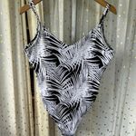 Victoria's Secret PINK Tropical Palm Side Cut Out Low Back One Piece Swimsuit XL Photo 3