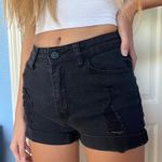 KanCan USA Black Denim Shorts Photo 0