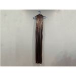 Mac Duggal Metallic Mocha 27085 High Neck Cut Out Sleeveless Gown Dress Sz 0 Photo 7