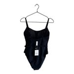 ANDIE  The Riviera Belted Medium Black Classic One Piece‎ Swimsuit Photo 7