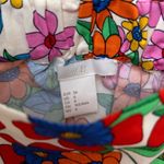 H&M Top Size 6 Floral Puff Sleeve Off Shoulder Maximalist Retro Artsy Summer Photo 3