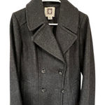Anne Klein Charcoal Pea Coat Photo 0