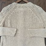 Current/Elliot The Cozy Cardigan Bouclé Chunky Knit Sweater Ivory Cream 1 / S Photo 7