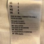 American Eagle Denim Skirt Raw Hem Button Fly Size 4 Photo 2