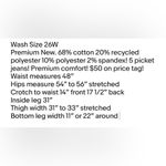 Sonoma Good For Life Womens Bootcut Stretch Jeans Dark Wash Size 26W Premium New Photo 5