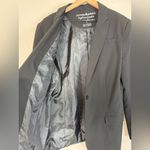 Norma Kamali Revolve  Boyfriend Jacket Oversized Blazer Black size 8 $289 Photo 10