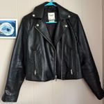 Longaberger Abercrombie Cropped Leather Jacket Photo 0
