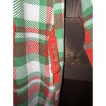 Tipsy Elves  One Piece Zip Up Unisex S Hooded Christmas jump suit Plaid Red Green Photo 2