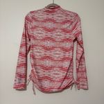 Carve Designs  Coral and White Zip-Up Rashguard Photo 1