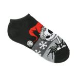 Disney Nightmare Before Christmas Women's Holiday No-Show Socks, Size OS Photo 1