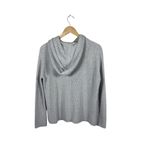 Athleta  Women’s Rest Day Silk Blend Knit Hoodie in Dove Grey Size XS Photo 9