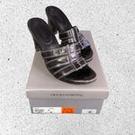 Franco Fortini Brown Laurie Strappy Block Heel Sandals Photo 1