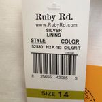 FINAL MARKDOWN Ladies’ NWT Ruby Rd. Linen Blend Jacket Hook & Loop Closures (14) White Photo 4