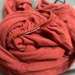 Forever 21 Ruched VNeck Long Sleeve Top Orange Size Small Photo 3