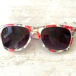 H&M  Floral Sunglasses Women’s Glasses Pink Green Flower Print Photo 0