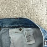 American Eagle “mom shorts” denim Jean cuffed high rise waist medium wash Photo 6