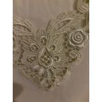 Emma James  Women's Light Yellow Lace Trim V Neck Sleeveless Tank Top Size XL Photo 1