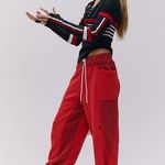 Free People Movement NWT  Making It Pullover And Jogger (SET)In Victory Red Photo 7