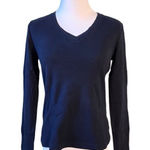 Mountain Lake ‎ Sport Blue V-neck Heavyweight T-shirt sz MEDIUM Minimalist Photo 0