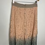 Gimmicks by BKE Gimmicks ombre lace‎ button front maxi skirt teal peach women’s size large Photo 5