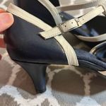 Aerosoles  Navy/Black and Cream Mary Jane Heels with Tapered Heel Photo 4