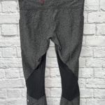 Lululemon Pace Rival Crop Heathered Gray Coal Boom Juice Size 10 Side Pockets Photo 1