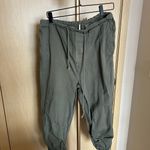 Free People  Olive Green parachute Pants Photo 4