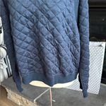 Quilted Navy Women's Hoodie Blue Size L Photo 5