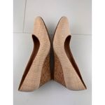 Aerosoles NWOT  Iris Wedge Heels Size 8.5M Woven Textile Cork Wedge Pointed Toe Photo 5