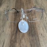 Stylish Clear Frame Women's Glasses Silver Photo 4