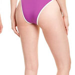 Solid & Striped  The Amber Side Tie Bikini‎ Bottom Electric Grape Purple Large Photo 0