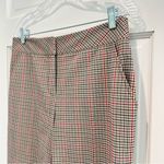 Trina Turk  Tailored Trousers Houndstooth Check Plaid Size 6 Dress Pants Photo 2