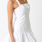 Boutique White halter dress bubble skirt  Photo 1