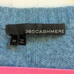 360 Cashmere Sweater Medium Cozy Warm Soft V Neck Cropped Preppy Photo 2