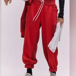 Free People Movement NWT  Making It Pullover And Jogger (SET)In Victory Red Photo 6