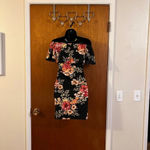 Heart & Hips 🆕  Black & Floral Off the Shoulder Dress Photo 6