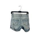Blue Spice Women's Light Blue Distressed Shorts Photo 1