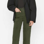 frame denim Oversized Pocket Utility Pant in Fatigue Green Photo 0