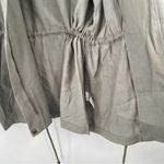 Heartloom NEW Jacket Green Coat Zipper Cinch Anorak Hood Lightweight Large NWOT Photo 9