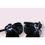 Forever 21 Women's Size 10 Patent Leather Strappy Block Heel Sandals Photo 4