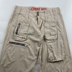 Johnny Was Tan Lightweight Poplin Wide Leg Cargo Pant 6 Photo 1