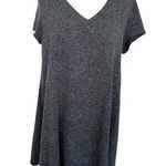 Torrid Dress Womens Size 0 Large Gray Shift V-Neck Short Sleeve Casual Knit Photo 0