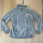 MV Sport Vintage University of Oregon Ducks Gray Quarter Zip Sweatshirt Size XL Photo 0