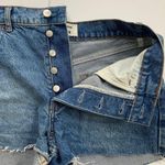 Reformation Charlie High Rise Shorts in Iskar Wash Photo 4